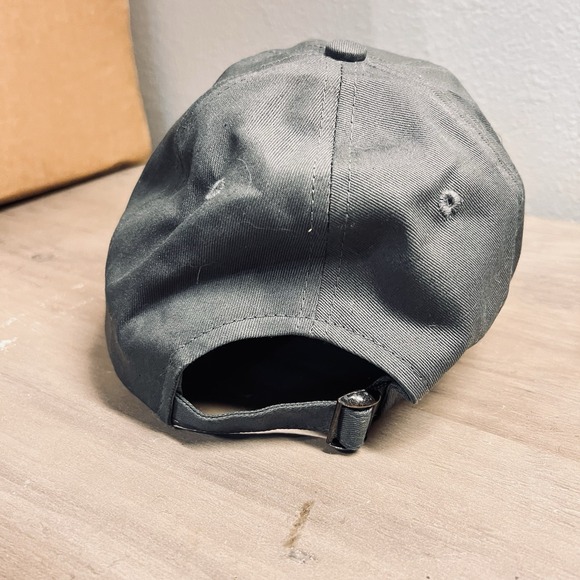 Cabela's CLUB Embroidered Hat Charcoal Gray Strapback Adjustable Cap - Picture 3 of 6